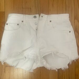 Levi Womens white shorts